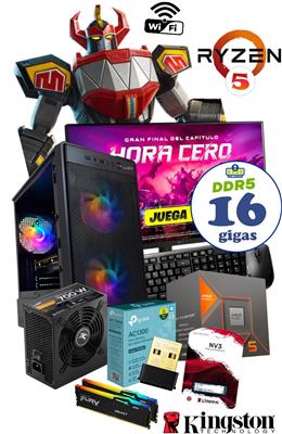 PC AMD RYZEN 5 8500G 16GB DDR5 RGB 500GB A620M PRO